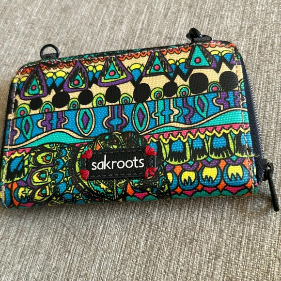 Sakroots peace wallet multicolored - Picture 1 of 9